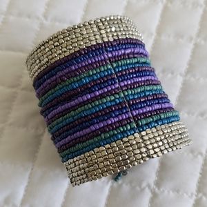 Vibrant 3" fair trade Cuff bracelet